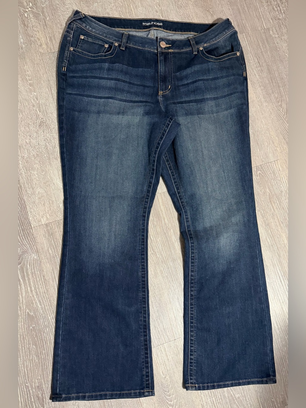 Maurices Dark Indigo Flare Jeans